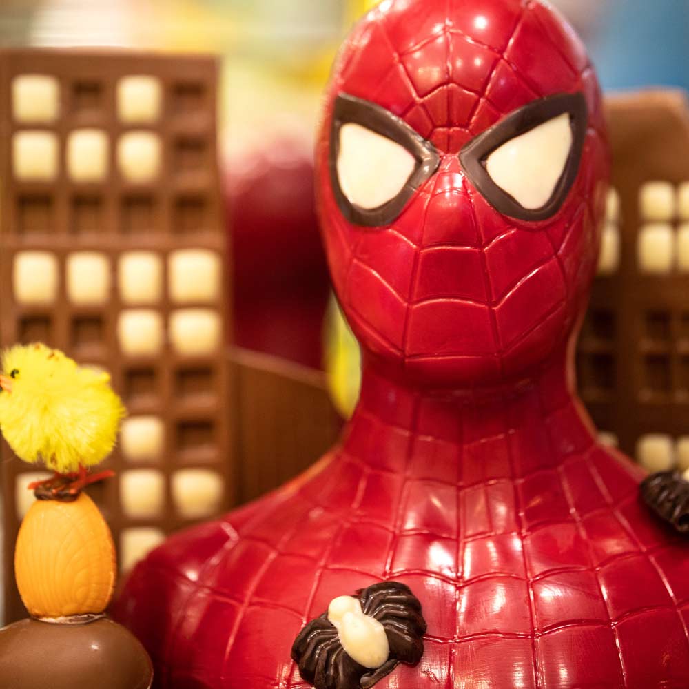 Presentación de Spiderman, en formato a granel.