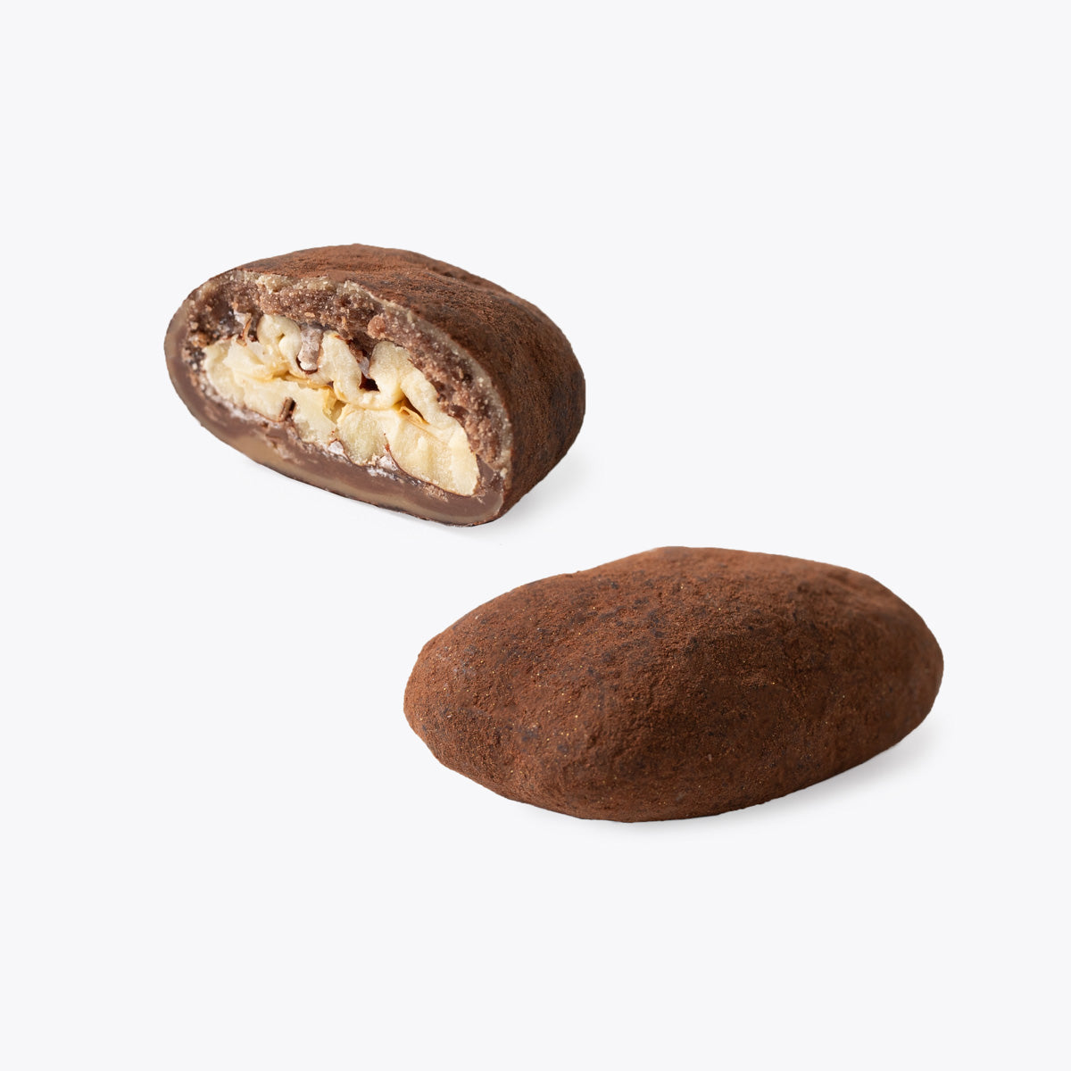 Pecan y caramelo funda 100g, disponible en presentación a granel.