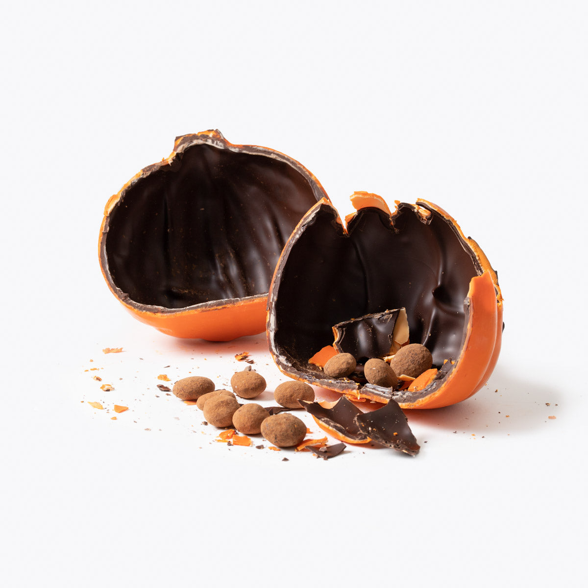 Calabaza chocolate mediana color 550g en formato a granel.