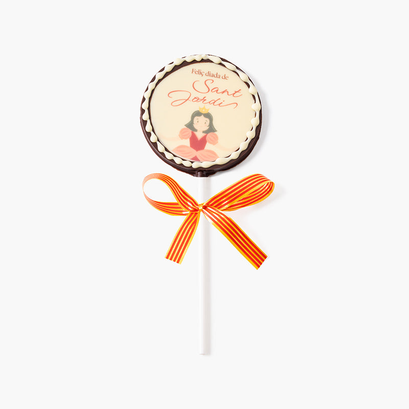 Piruleta sant jordi, disponible en presentación a granel.