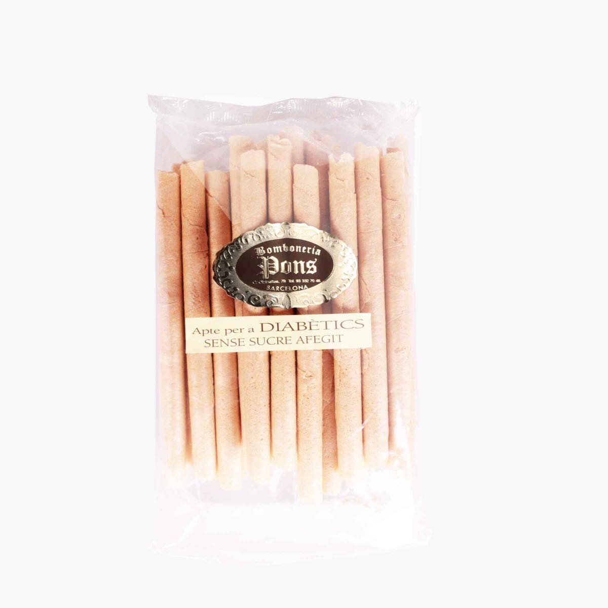 Producto a granel: Neula fina sin azucar bolsa 25 uds.