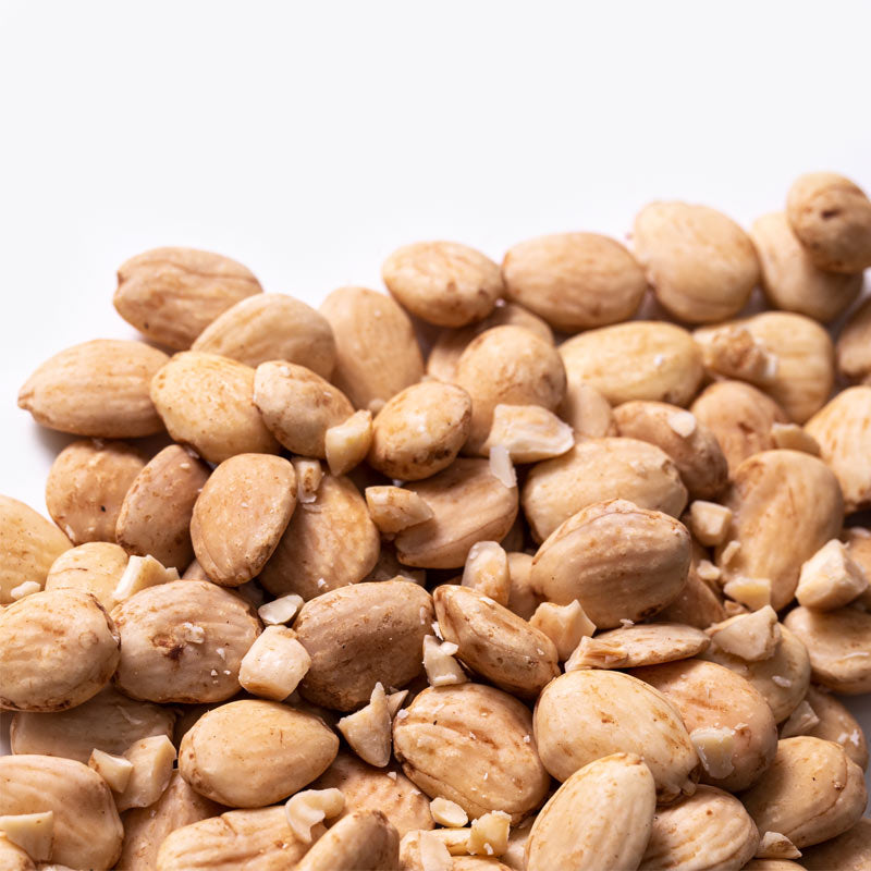 Almendra marcona tostada 150g, disponible en presentación a granel.