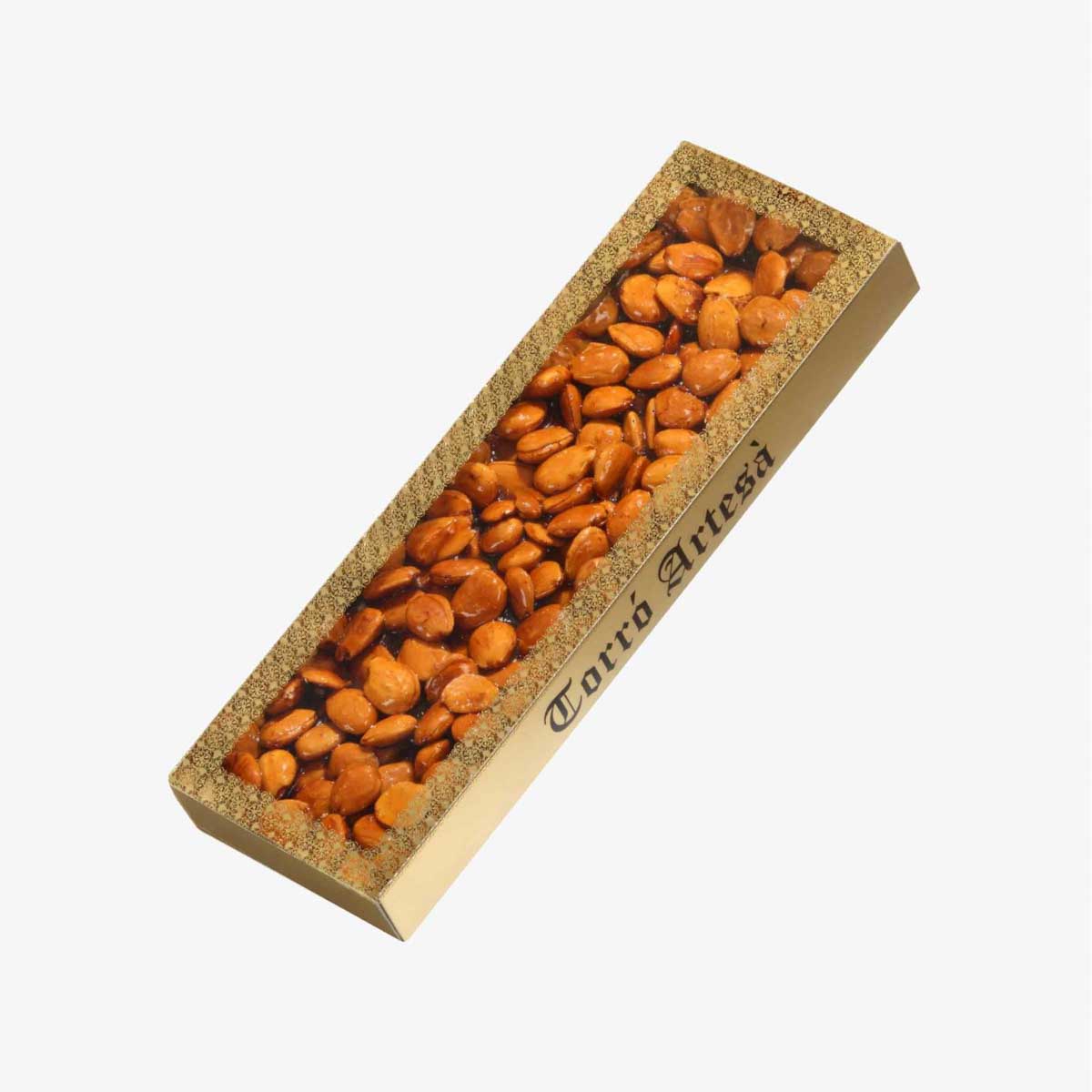 Presentación de Turron crocant 300g, en formato a granel.