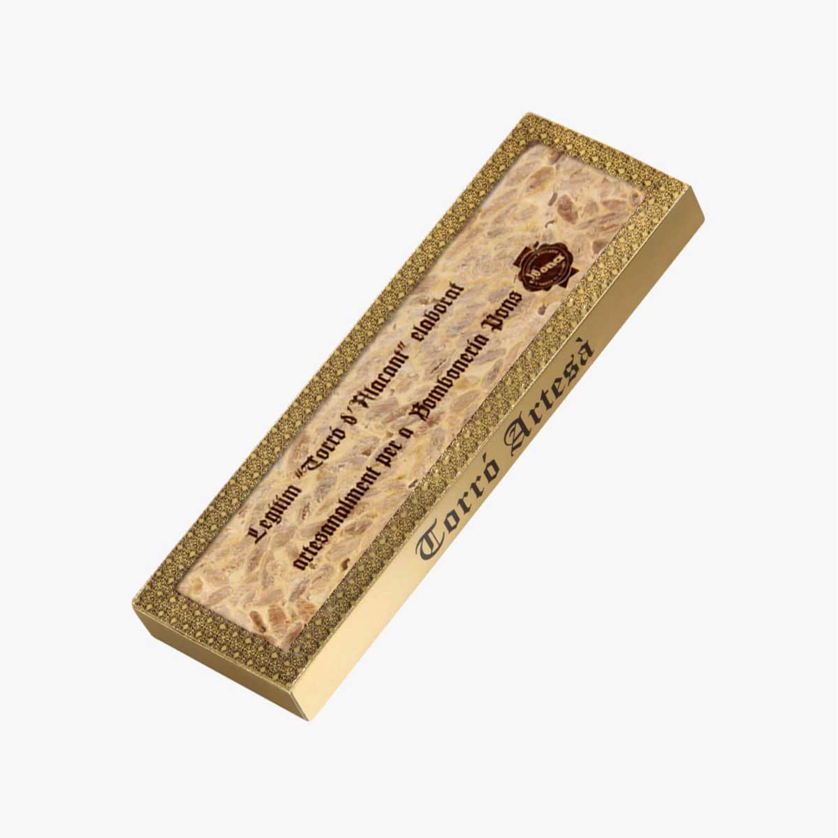 Turron alicante 500g, presentación a granel.