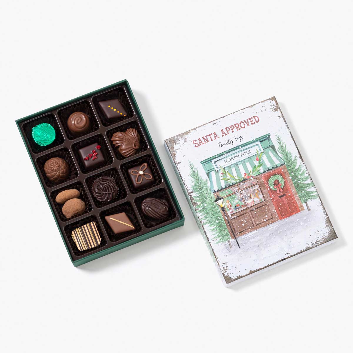 Producto a granel: Bombones surtidos caja lujo 12uds.