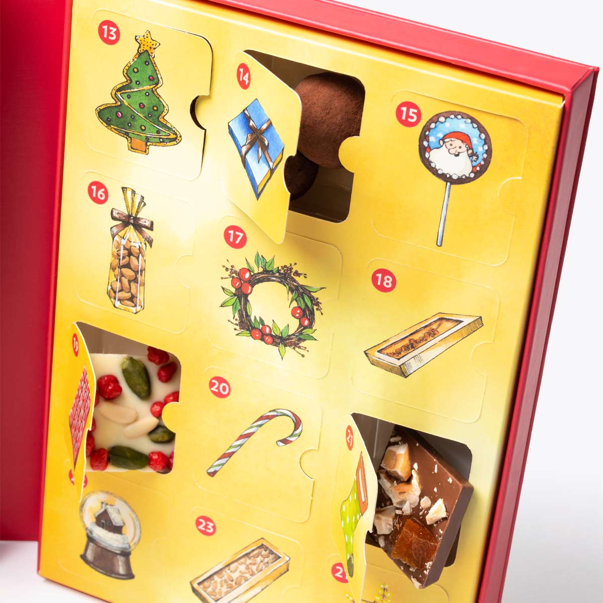 Calendario de adviento adultos en formato a granel.