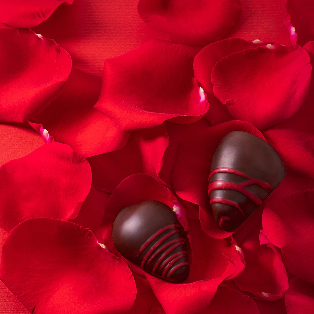 Piruleta fresa confitada, disponible en presentación a granel.