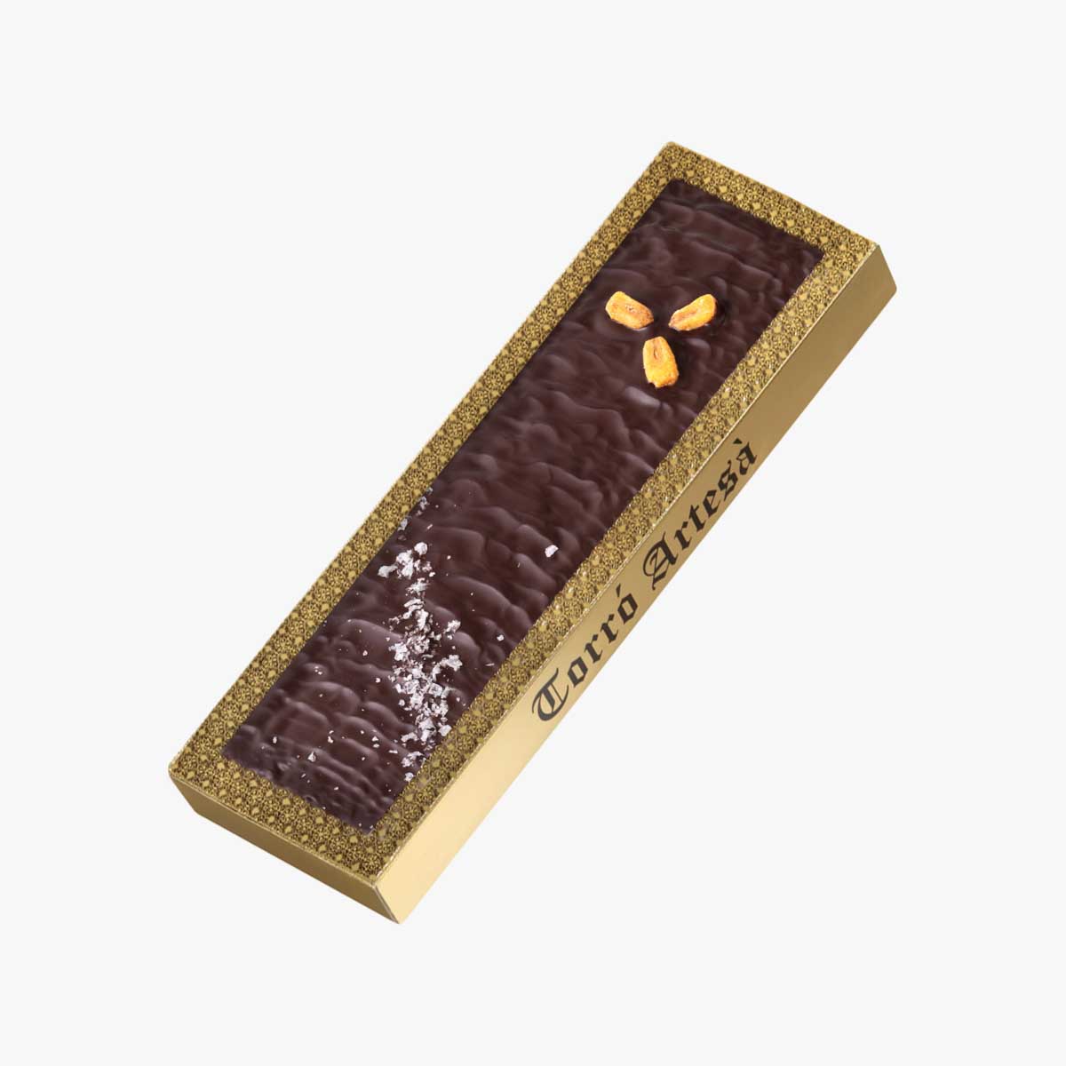 Presentación de Turron praline kikos 300g, en formato a granel.