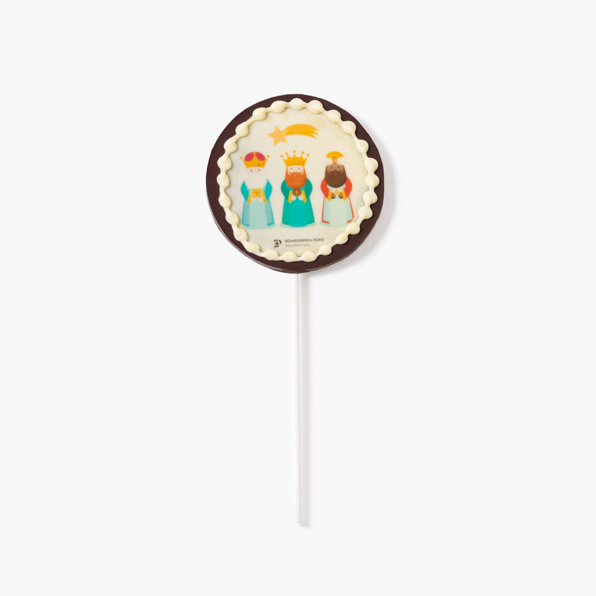 Piruleta de reyes, disponible en presentación a granel.