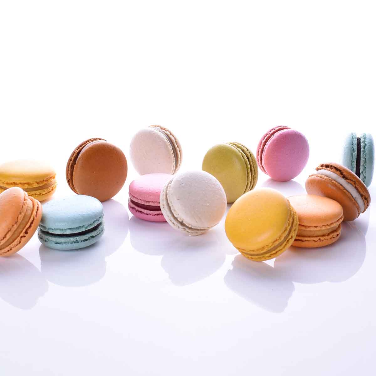 Macaron de marron glace en formato a granel.