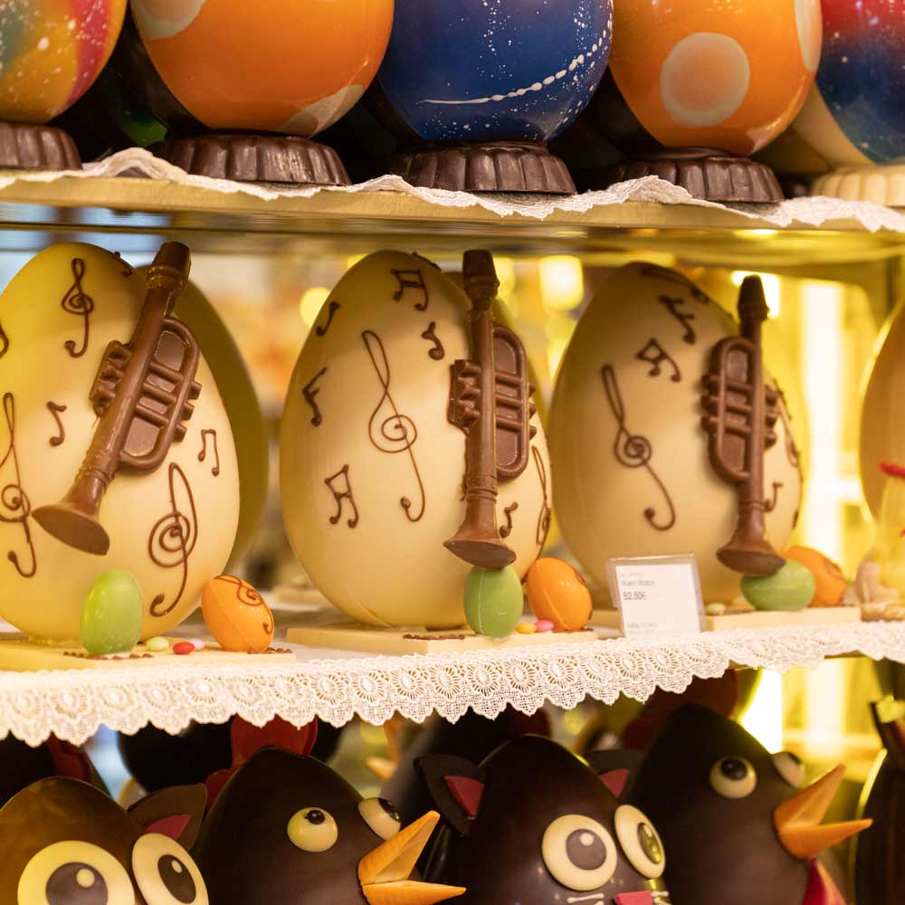 Presentación de Huevo musica, en formato a granel.