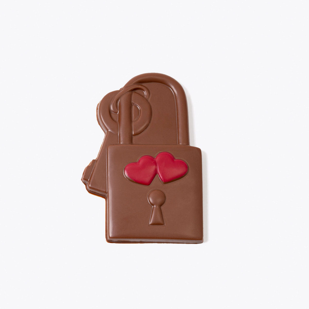 Presentación de Llavero de chocolate san valentin, en formato a granel.