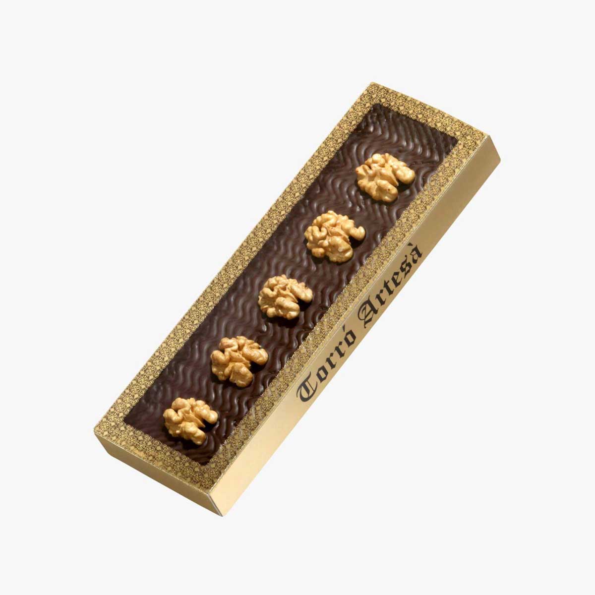 Presentación de Turron trufa al whisky 300g, en formato a granel.