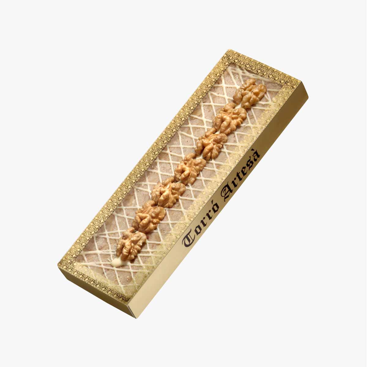 Turron nata nuez 300g en formato a granel.