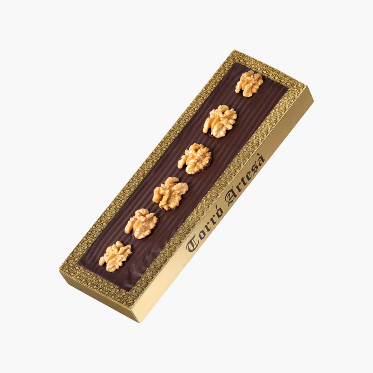 Turron trufa nata sin azucar 300g en formato a granel.