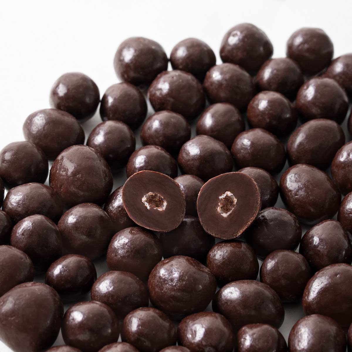 Presentación de Sal y chocolate funda 100g, en formato a granel.