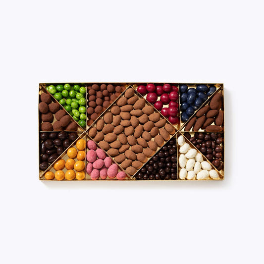 Perlas surtidas caja n5 1000g, disponible en presentación a granel.