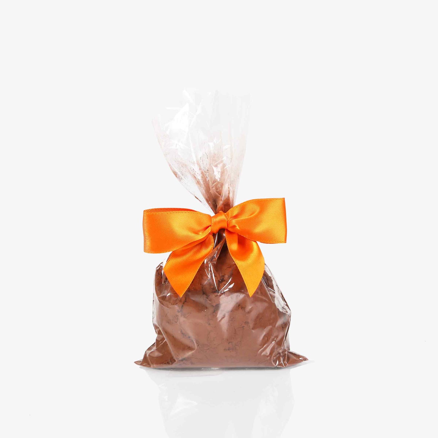 Presentación de Cacao en polvo bolsa 250g, en formato a granel.