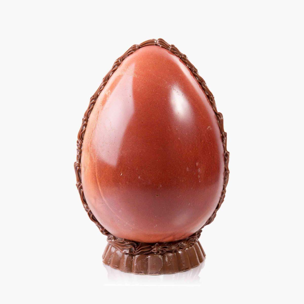 Huevo decorado con leche n1, disponible en presentación a granel.