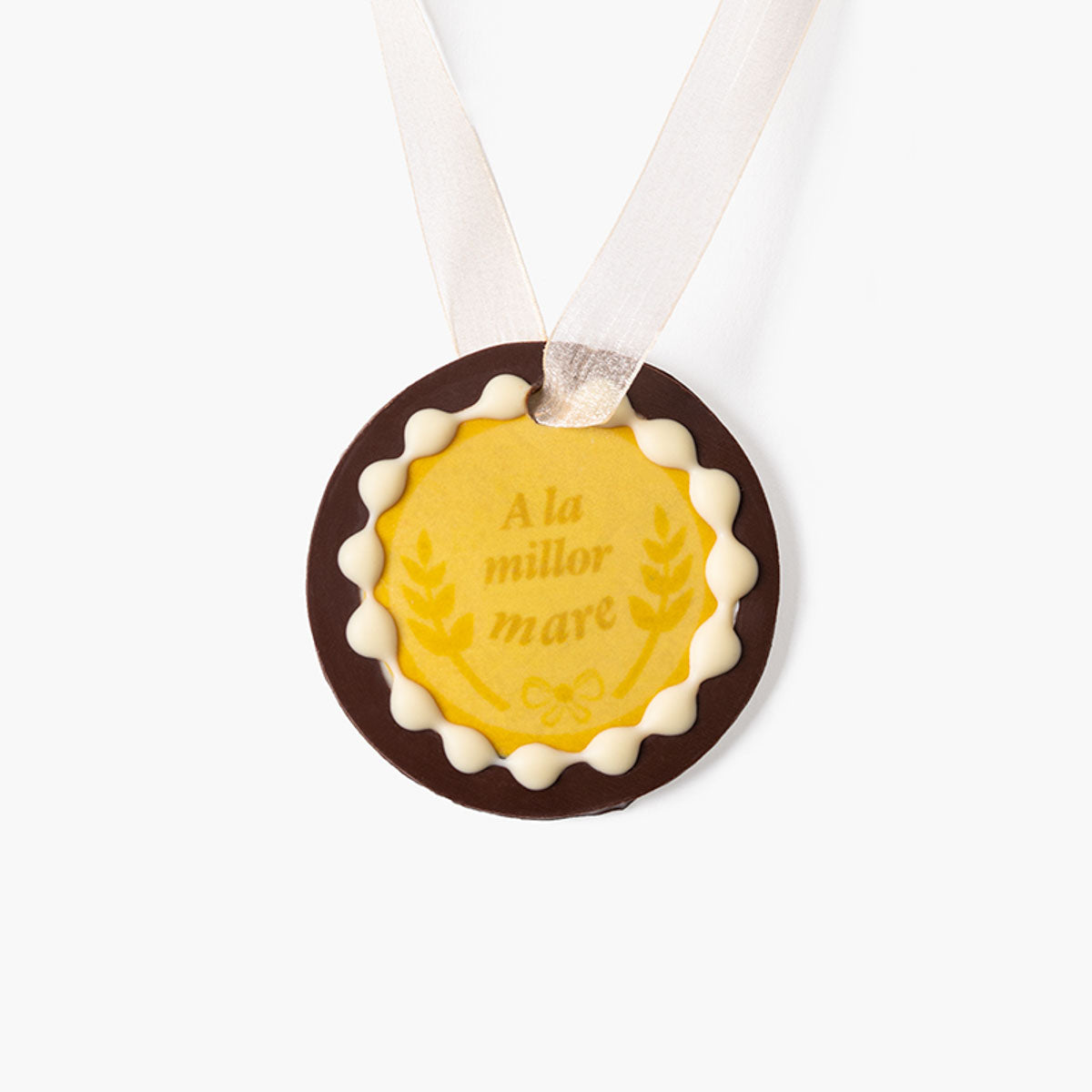 Medalla dia de la madre, disponible en presentación a granel.