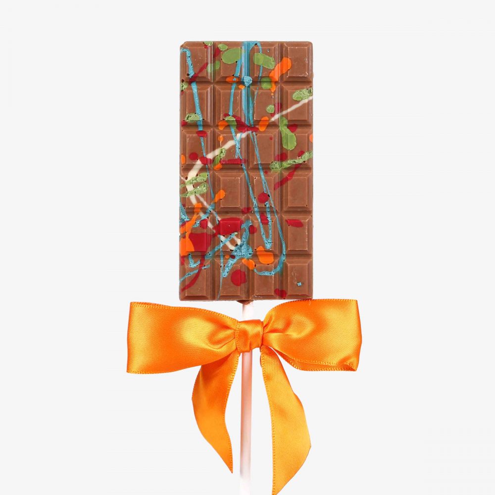 Producto a granel: Piruleta de chocolate leche.