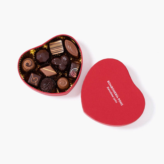 Bombones Surtidos - Caja Roja Corazón 150g