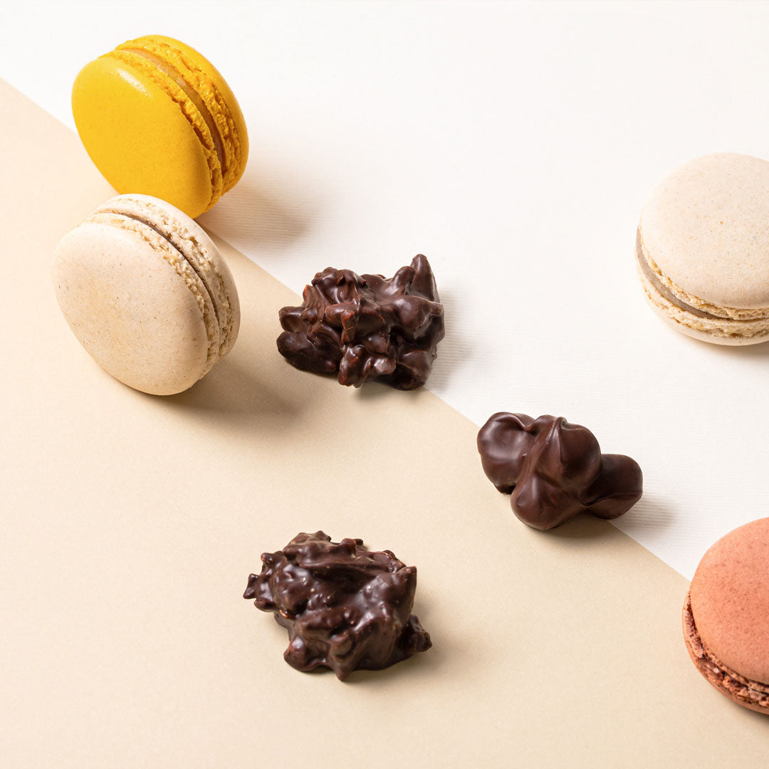 Macarons caja 150g en formato a granel.