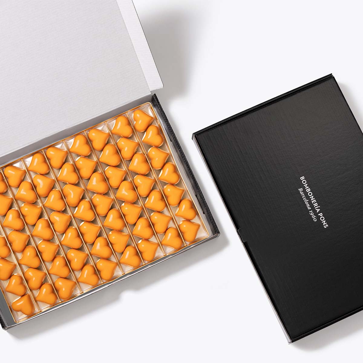 Bombón Corazón Naranja - San Valentin 810g